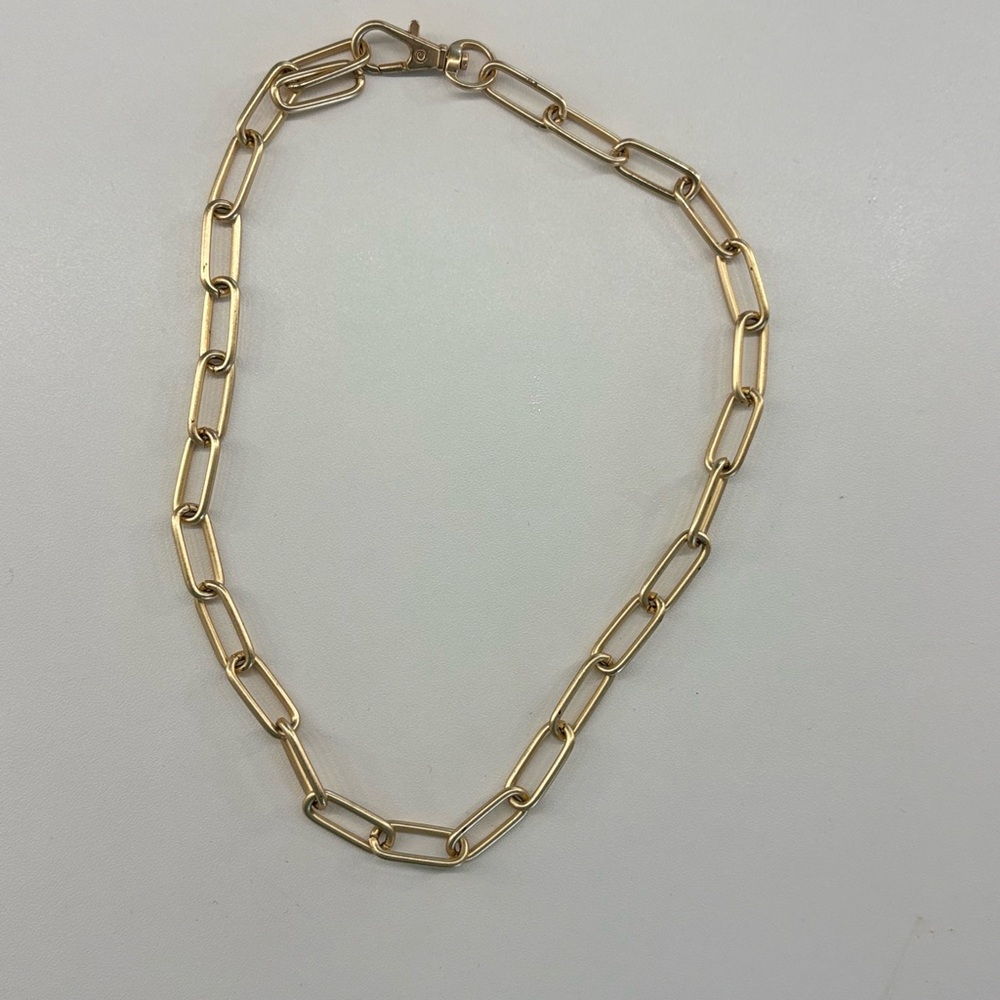 Chic Gold-Tone Chain Necklace
